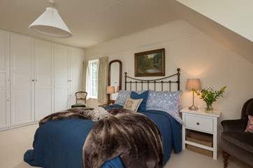 Sumptuous throws add to the atmosphere.