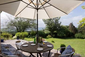 This is a perfect property for eating outside when the weather is lovely.