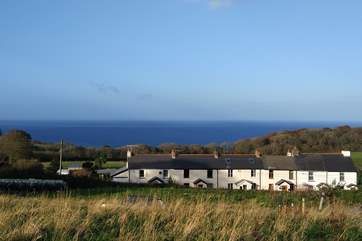 Easter Cottage is the middle property in this pretty little terrace of period cottages.