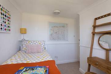 The third bedroom has a cabin bed