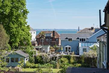 The view overlooking the rooftops