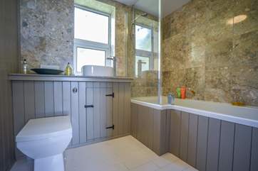 The modern ground floor bathroom