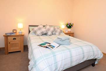 The double bedroom on the ground floor.