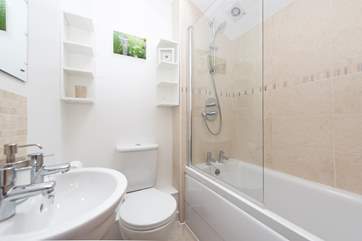 The bathroom.