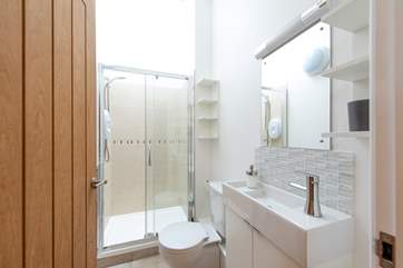 The shower-room.