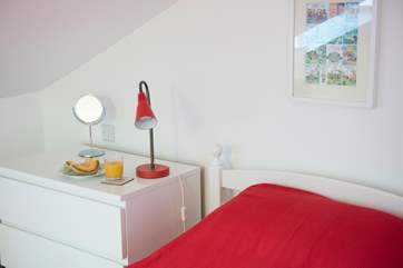 Stylish bedrooms.