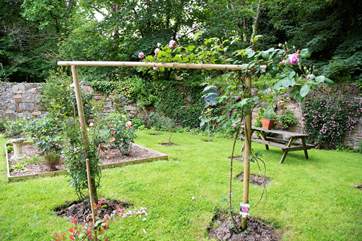 The communal garden.