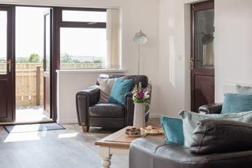 This modern but cosy room is a lovely place to spend time together.