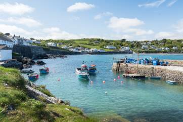 Explore Coverack with its pretty harbour.