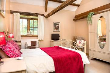 The exposed beams add to the overall character and charm of Brambles.