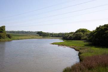 Wonderful views across the River Medina.