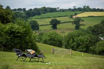 Or take the sun loungers down to the ponds and soak up the sounds of the countryside and enjoy watching the activity on the ponds.