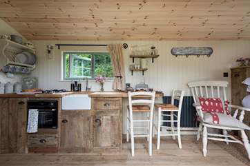 Step inside Shepherd's Rest - the kitchen is fully fitted and beautifully finished.
