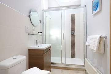 The en suite shower-room for Bedroom 1.