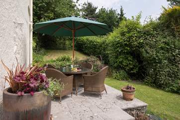 You have a delightful private patio, which is a real little sun-trap.