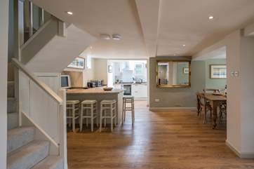 The fabulous open plan flow gives this cottage a real sense of space and style.