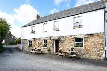 The foodie pub at St Tudy.