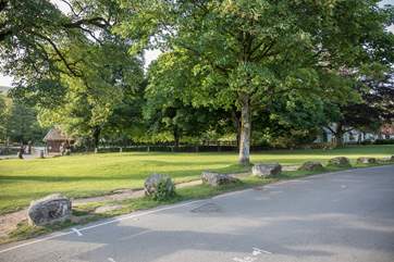 The village green is so pretty and is the hub of activity when the sun shines.