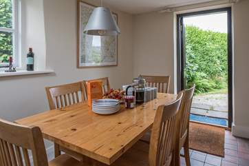 Step into the kitchen/dining-room, kick off your boots and sit down and enjoy a refreshing cuppa.