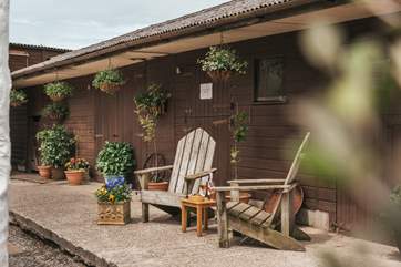 A great place to sit with your morning cuppa or evening drinks.