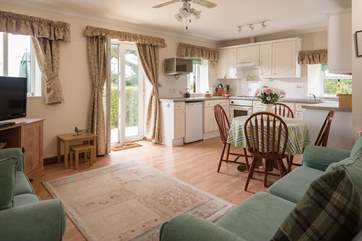 Open plan living.
