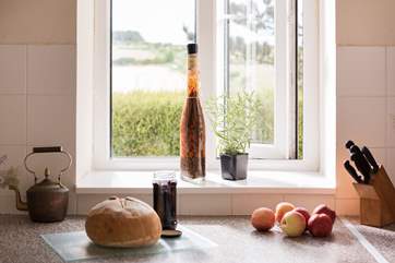 Views across the countryside from most of the windows.
