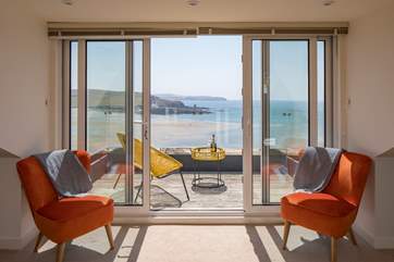 The outside balcony area is really special, offering possibly the best seat in the house.
