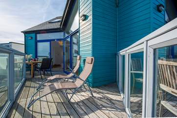 Just a book, a deck chair and a sea view.