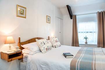 Crowsnest has two pretty bedrooms.