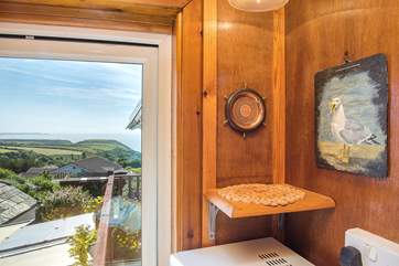 You can still enjoy the view from the kitchen.
