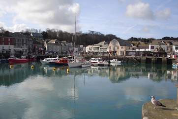 Well known Padstow of Rick Stein fame is a little further down the coast.