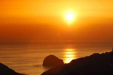 The sunsets are quite spectacular.