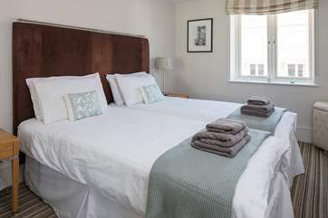Bedroom 2 can also be configured as a super-king sized double, or as twin beds for extra flexibility.