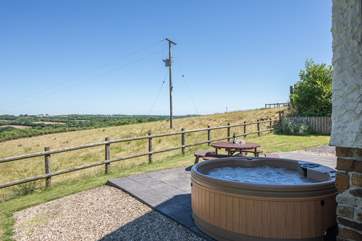 What incredible views from your fully enclosed patio and garden area.