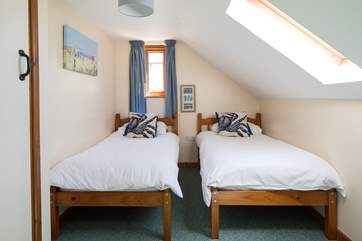 Bedroom 3 also offers these inviting twin beds.