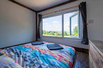This really is a bed with a view!