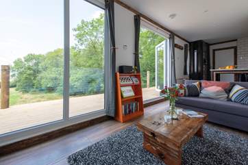 Floor to ceiling windows allow plenty of light and enable you to appreciate the stunning views from inside and out.