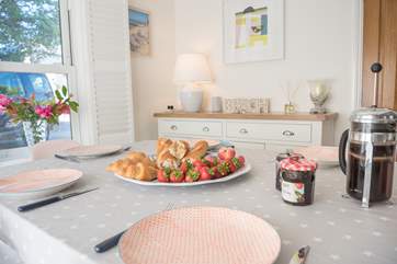 Light and airy, this is a beautiful home from home