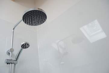 The rainfall shower.