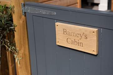 Welcome to Barney's Cabin.
