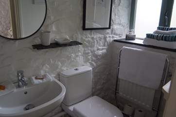 The en suite shower-room.