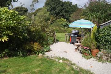 The enclosed garden.
