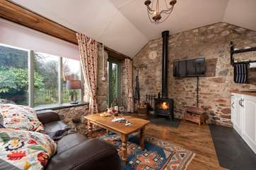 Relax infront of the wood-burner.