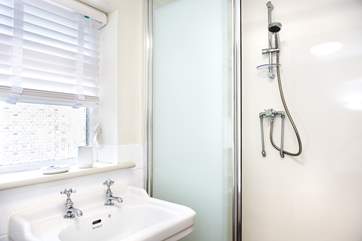 Corner Cottage has two shower-rooms, both on the ground floor.