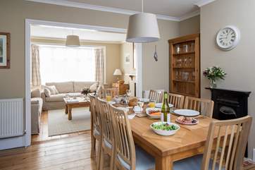 This large open plan space is great for spending holiday time together.