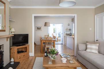 This spacious family home is light and bright, the open plan design has space for all the family.