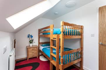 The bunk-bedroom (Bedroom 5), which the younger ones will love.