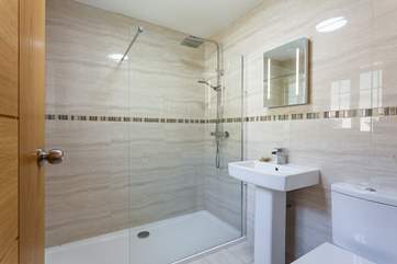 The glorious en suite shower-room located on the ground floor.
