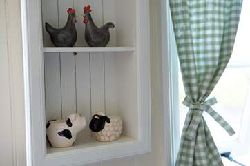 There are lovely touches throughout the hut.