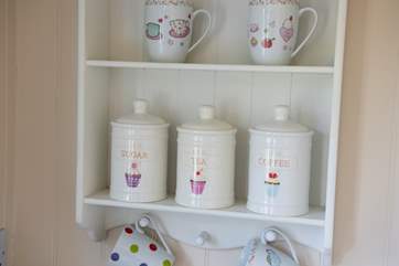 The owners have carefully pieced everything together, even down to the crockery.